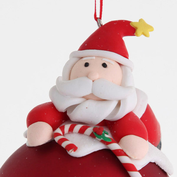 Red Santa Christmas Character Bauble