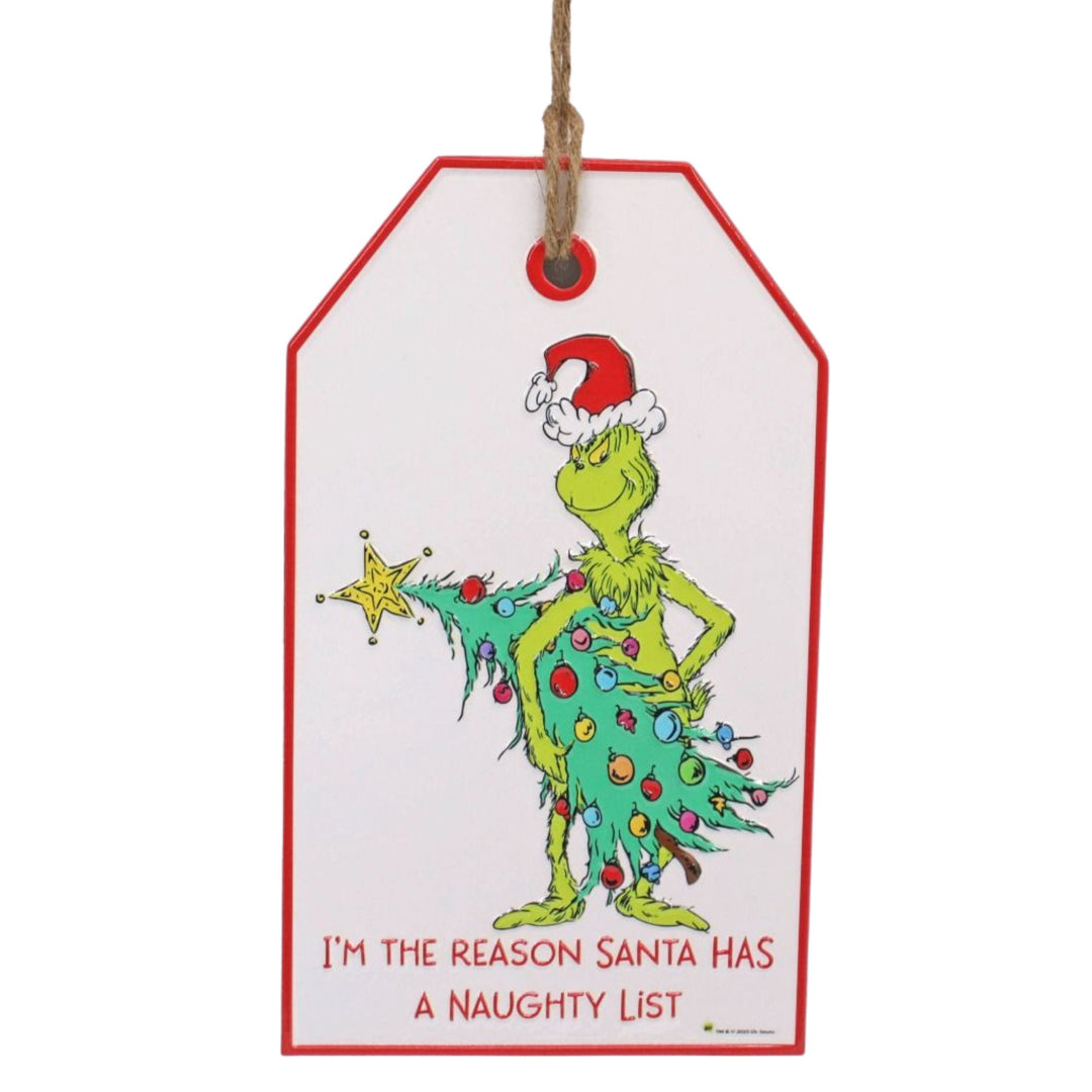 Door Hanger - Santa Naughty List