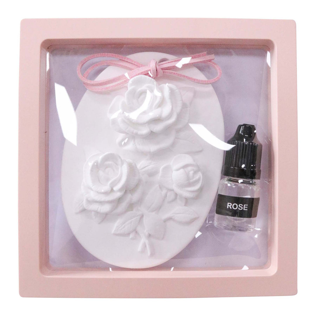 Large Ceramic Scented Hanger - Rose