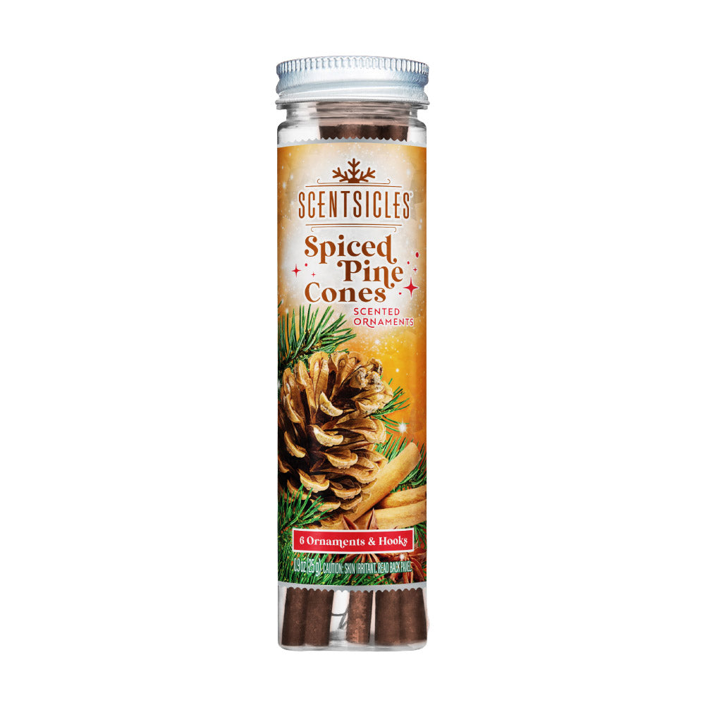 Scentsicles Spiced Pine Cones Scented Decorations