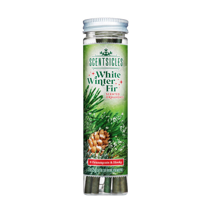 Scentsicles White Winter Fir Scented Decorations
