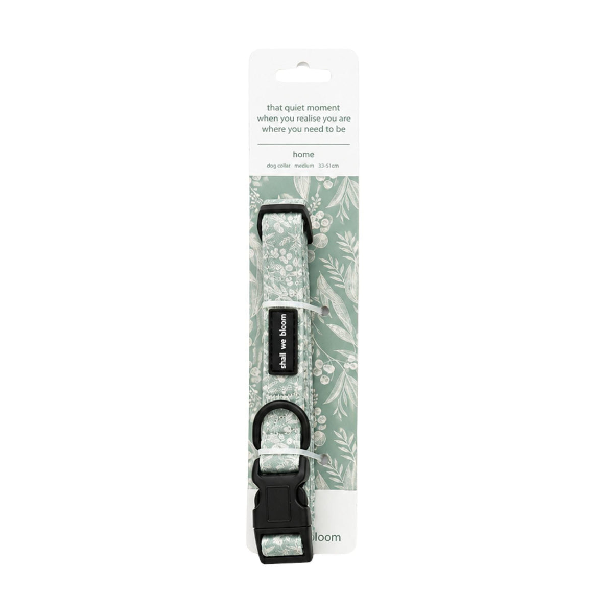 Shall We Bloom? - Home - Dog Collar (Medium)