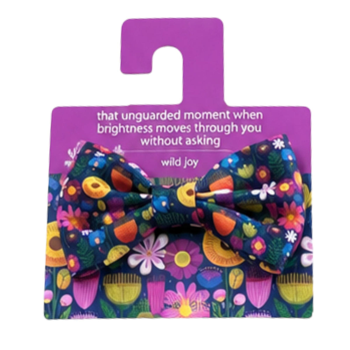 Shall We Bloom? - Wild Joy - Dog Bow Tie (Small)