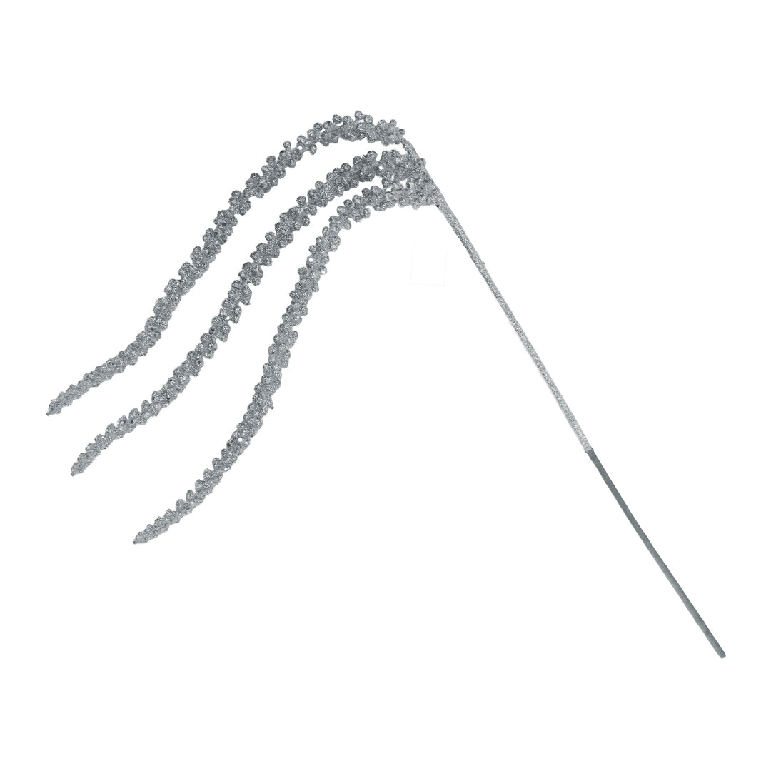 Silver Beaded Weeping Spray - 94cm(L)