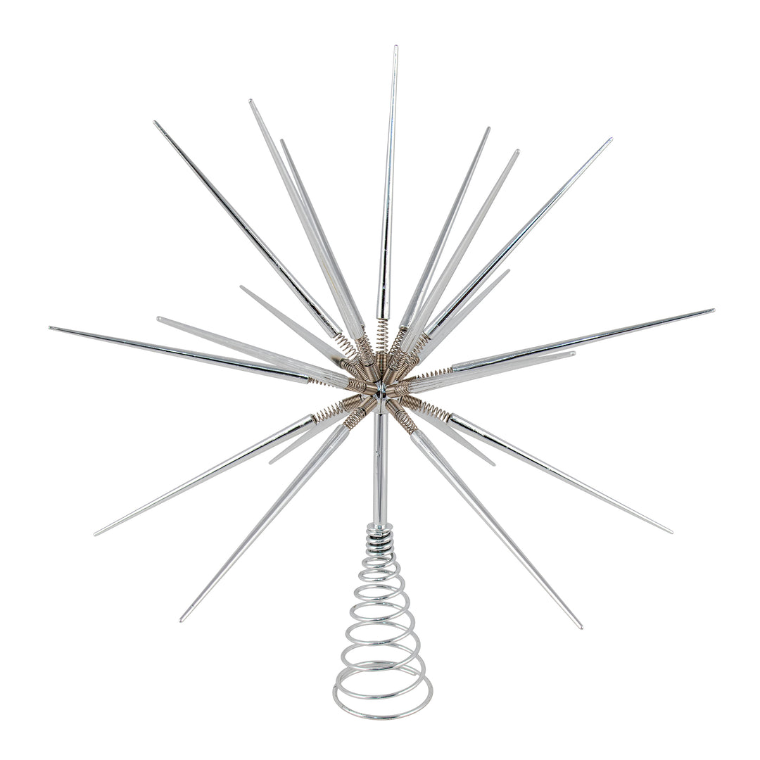 Silver Burst Tree Topper - 37cm(H)