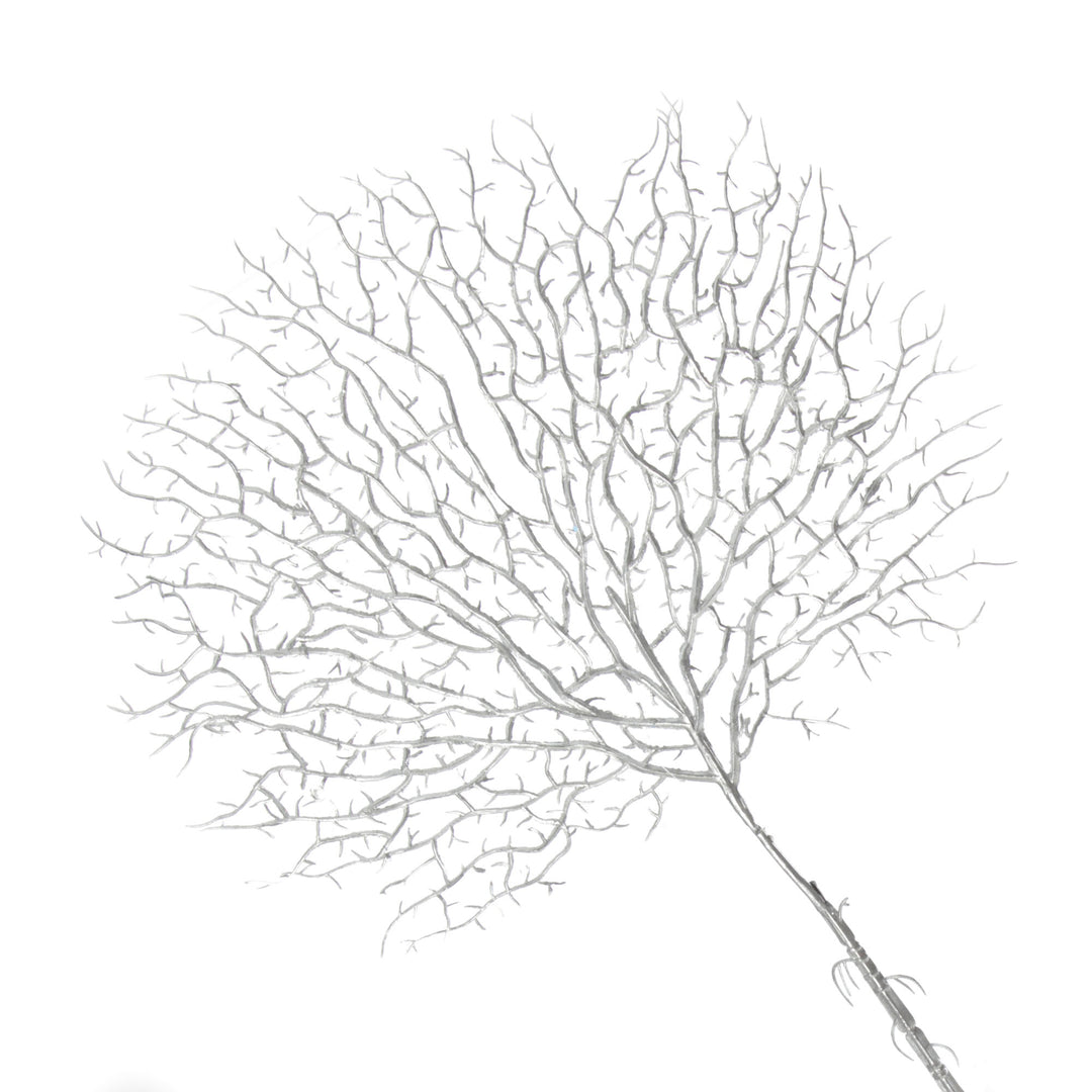 Silver Coral Fan Spray