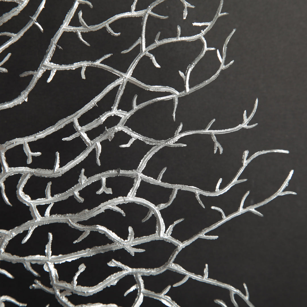 Silver Coral Fan Spray