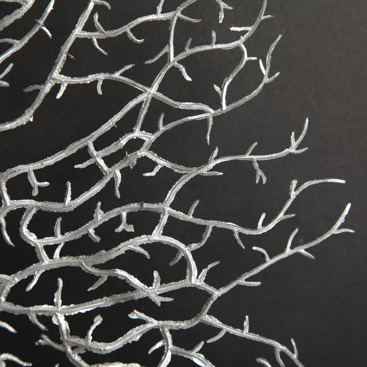 Silver Coral Fan Spray