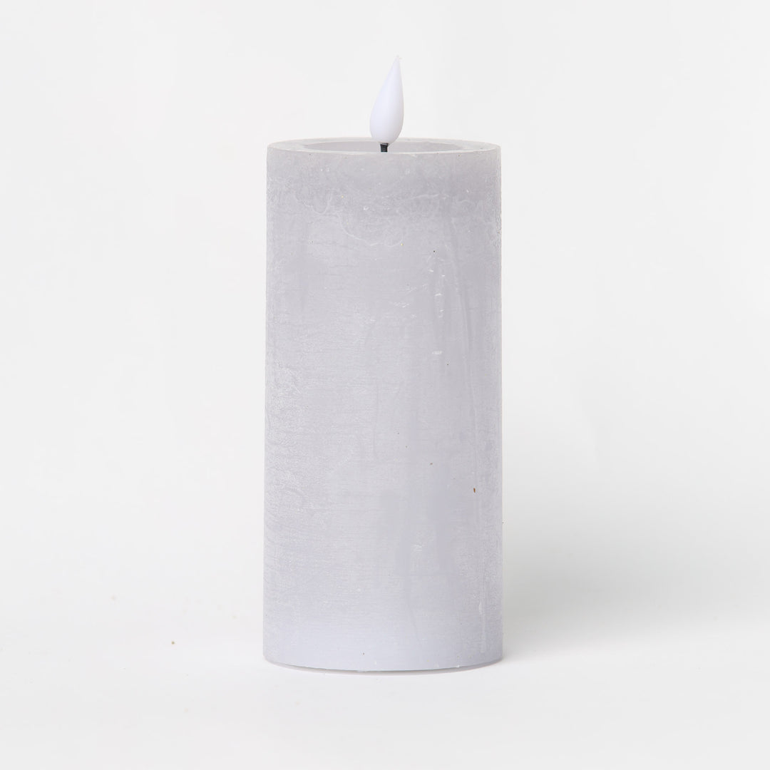 Silver Flameless LED Candle 