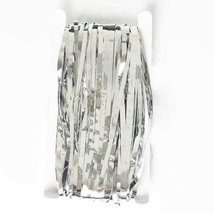 Silver Fringe Curtain