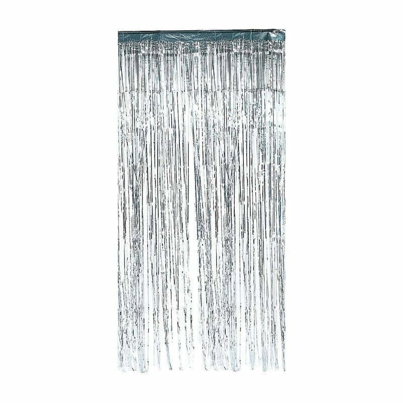Silver Fringe Curtain