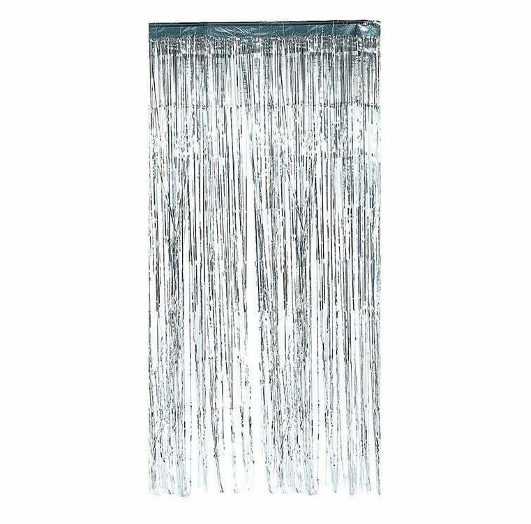 Silver Fringe Curtain