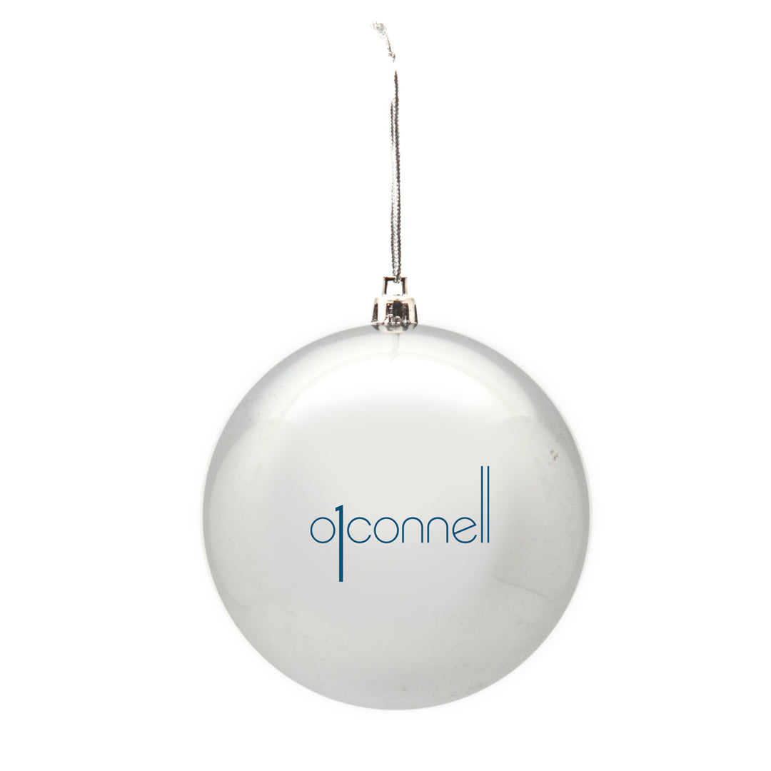 Customised Shatterproof Printed Logo Bauble - 8cm