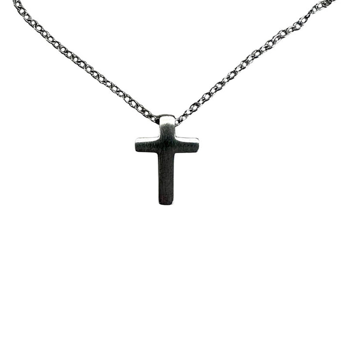 Simple Cross Pendant Necklace