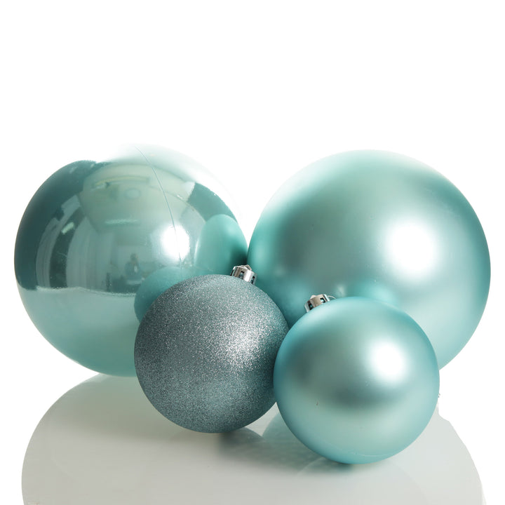 Sky Blue Jumbo Shatterproof Christmas Bauble Decoration