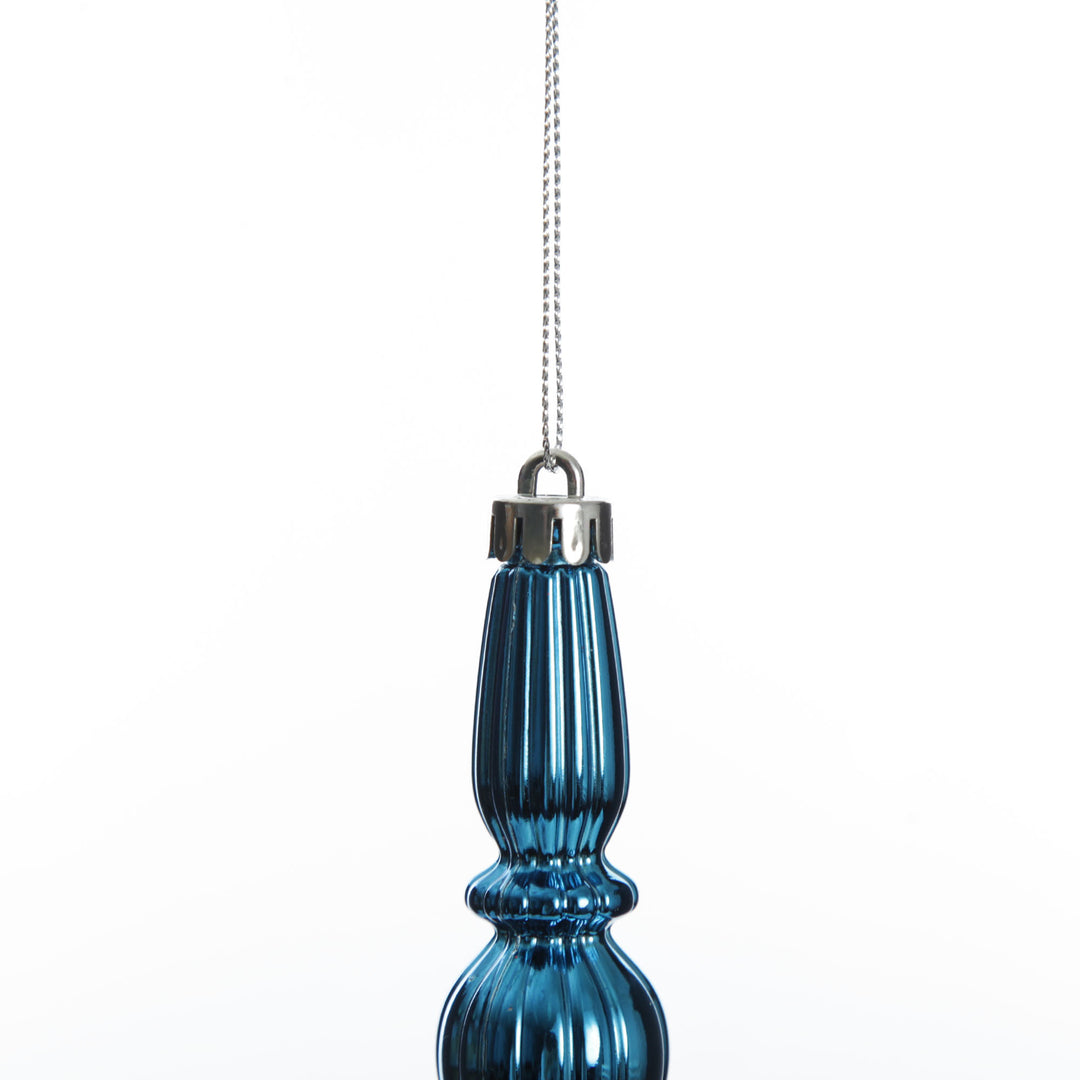 Small Blue Christmas Drop Decoration