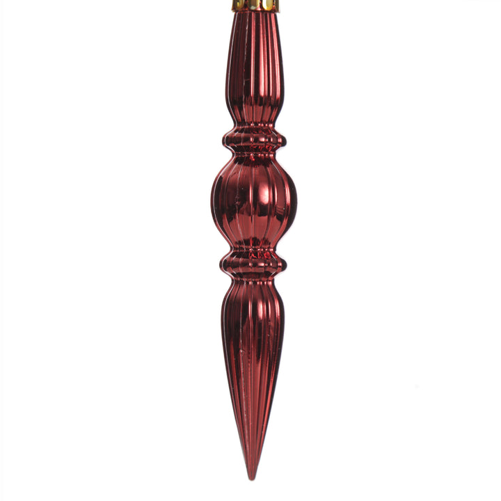Small Burgundy Christmas Drop Decoration