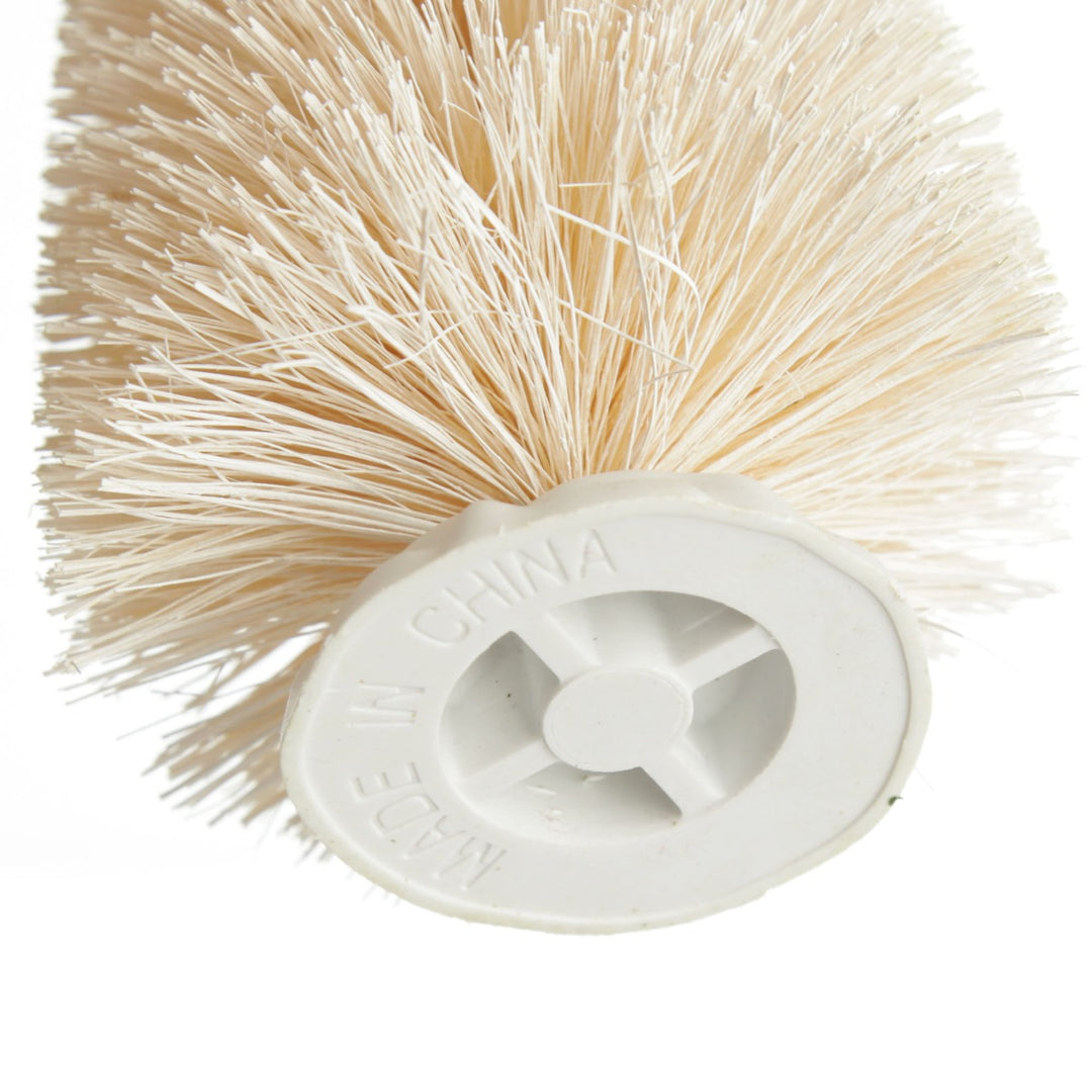 Small Ivory Bottle Brush Tree - Set of 2 - Bottom details