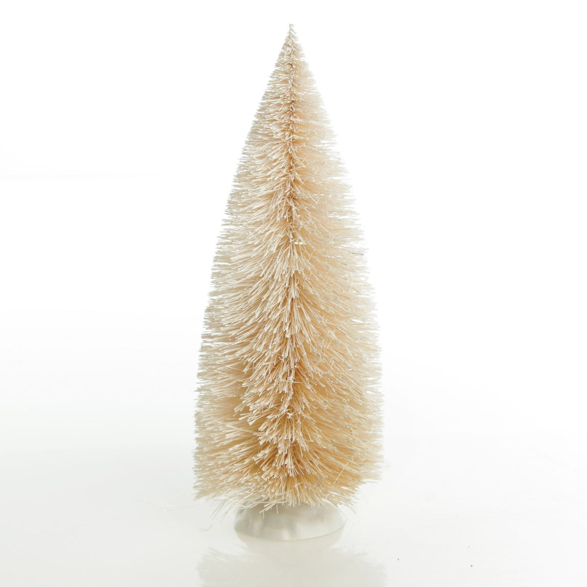 Small Ivory Bottle Brush Tree - Set of 2