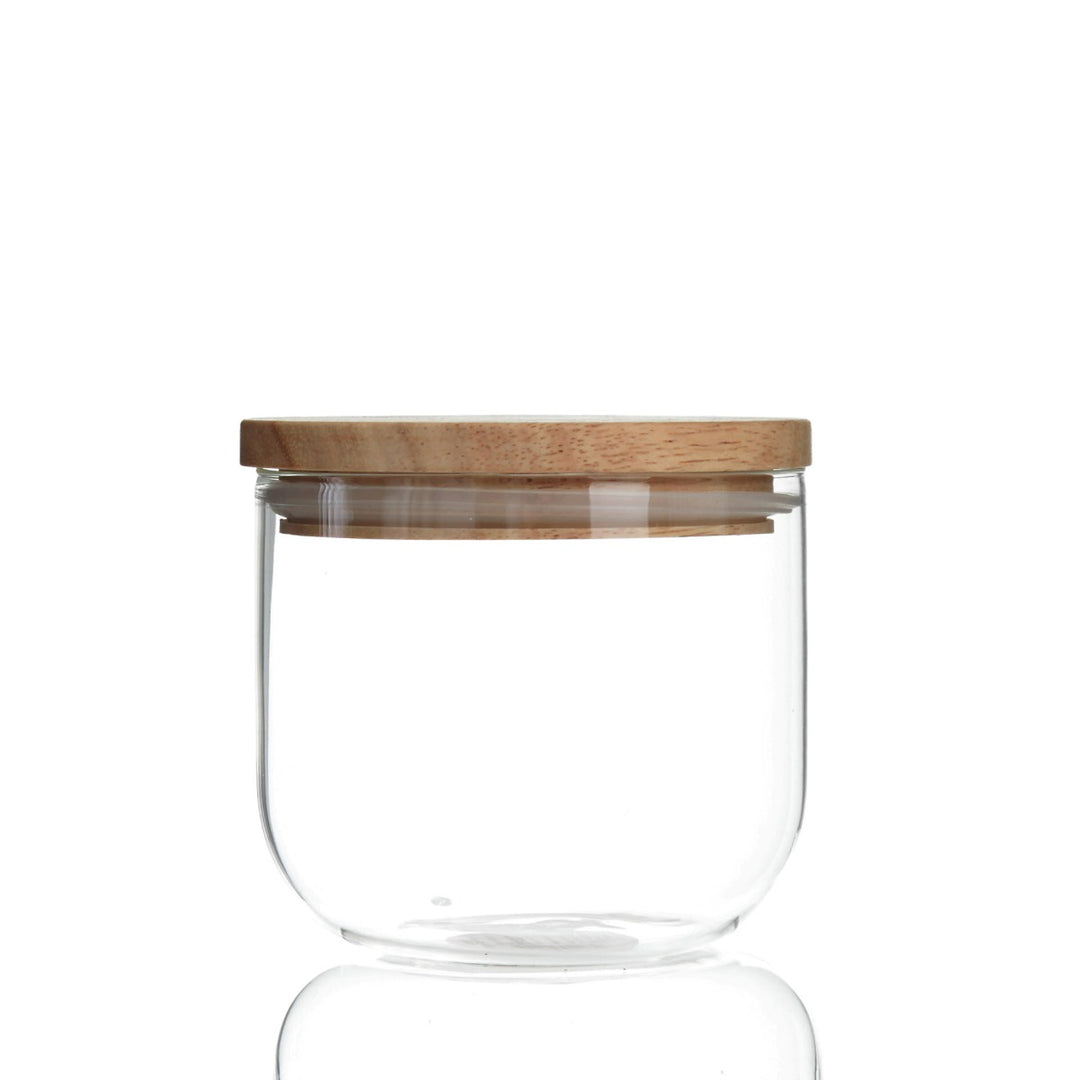 Personalised Easter Treat Jar with Wooden Lid - Bunny Tail