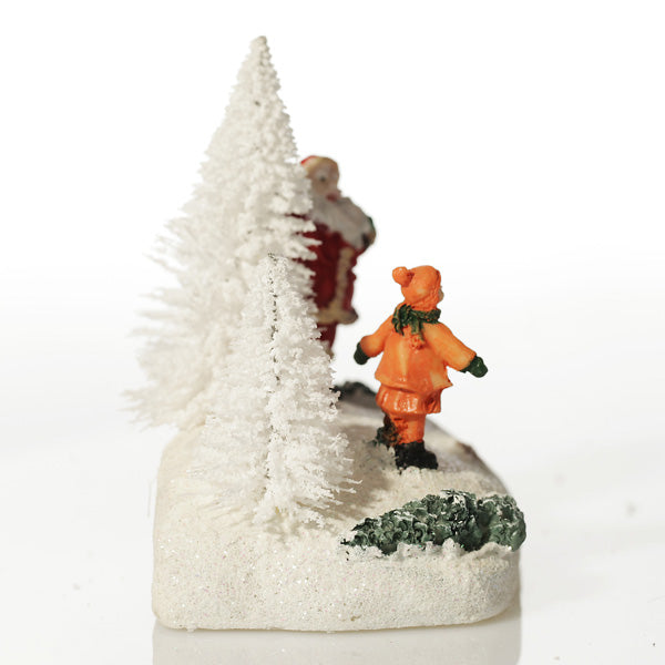 The product has been saved. Christmas Snow Scene Lightup Ornament Santa
