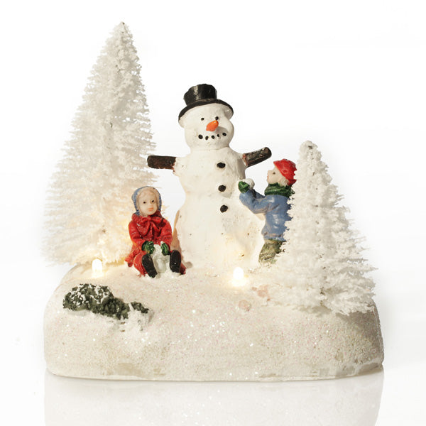 The product has been saved. Christmas Snow Scene Lightup Ornament Snowman