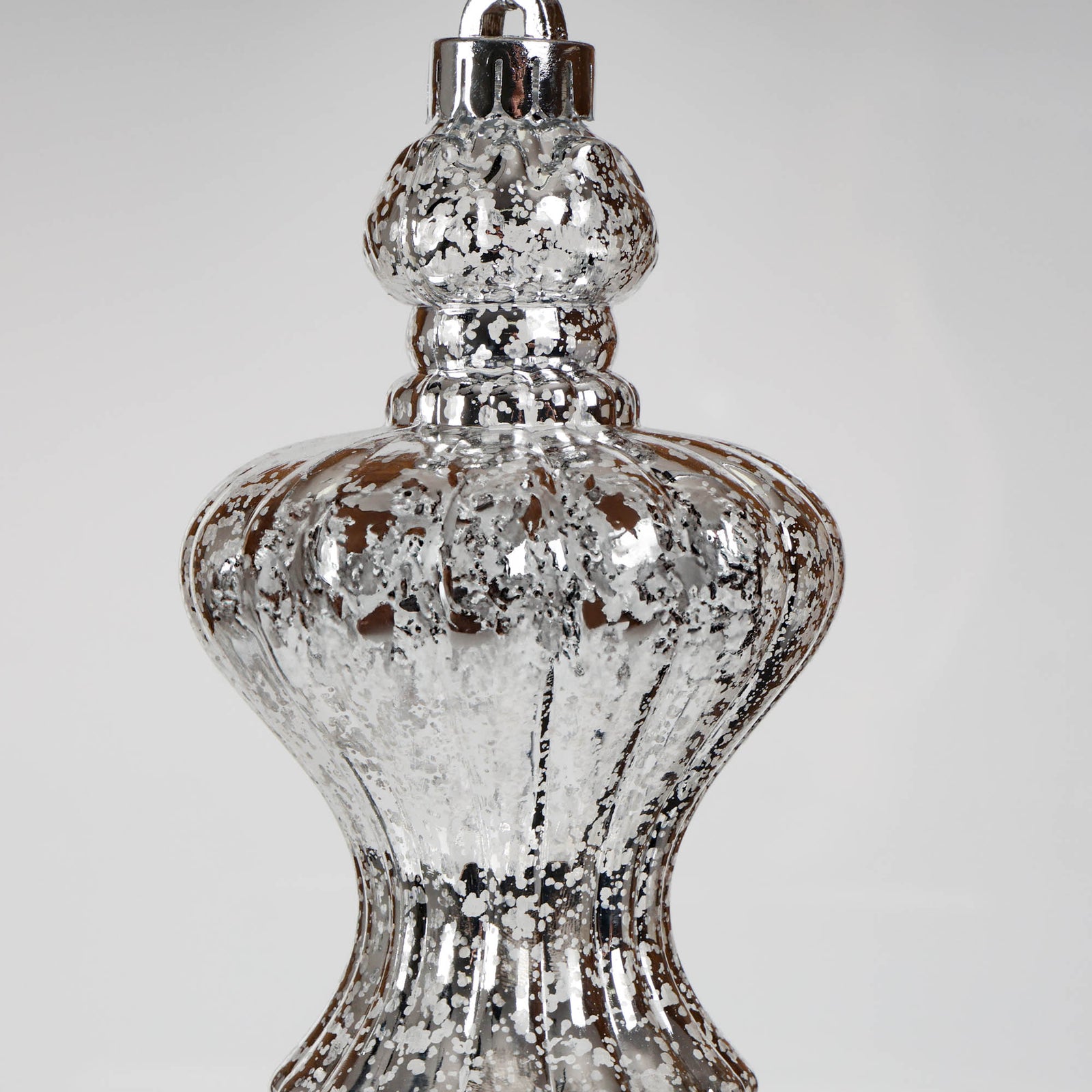 Finial Silver Tree Decoration 30cm