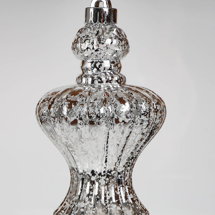 Finial Silver Tree Decoration 30cm