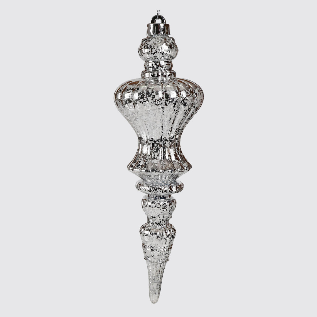 Finial Silver Tree Decoration 30cm