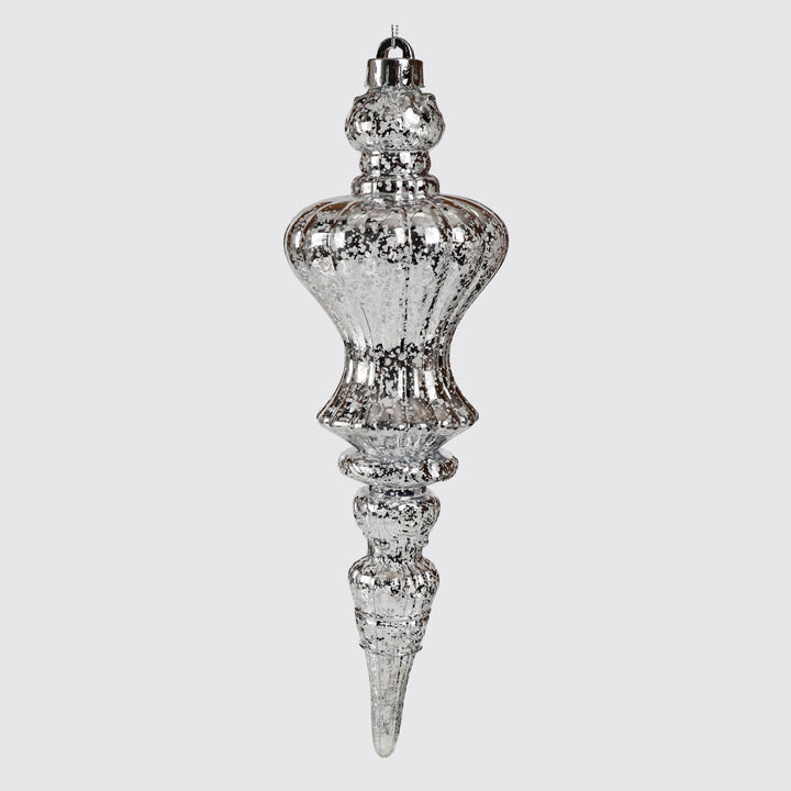 Finial Silver Tree Decoration 30cm