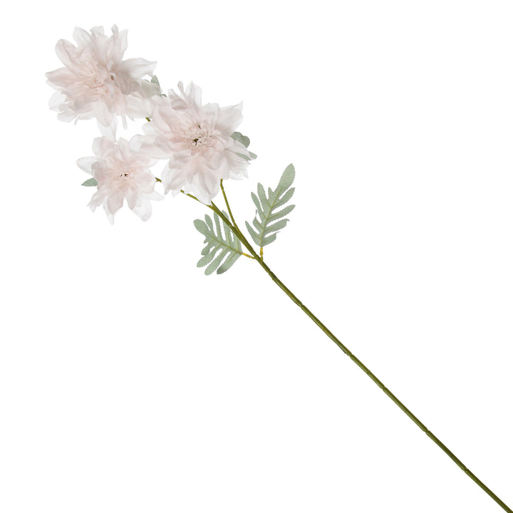 Soft Pink Dahlia Flower Trio Spray - Full Spray