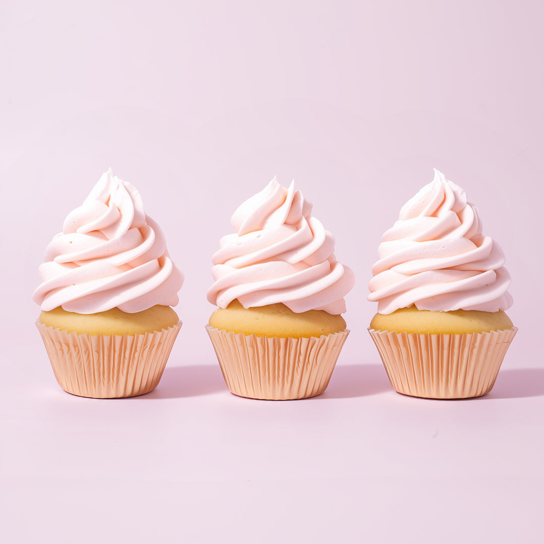 Soft Gold Foil Baking Cups - 50 Pcs