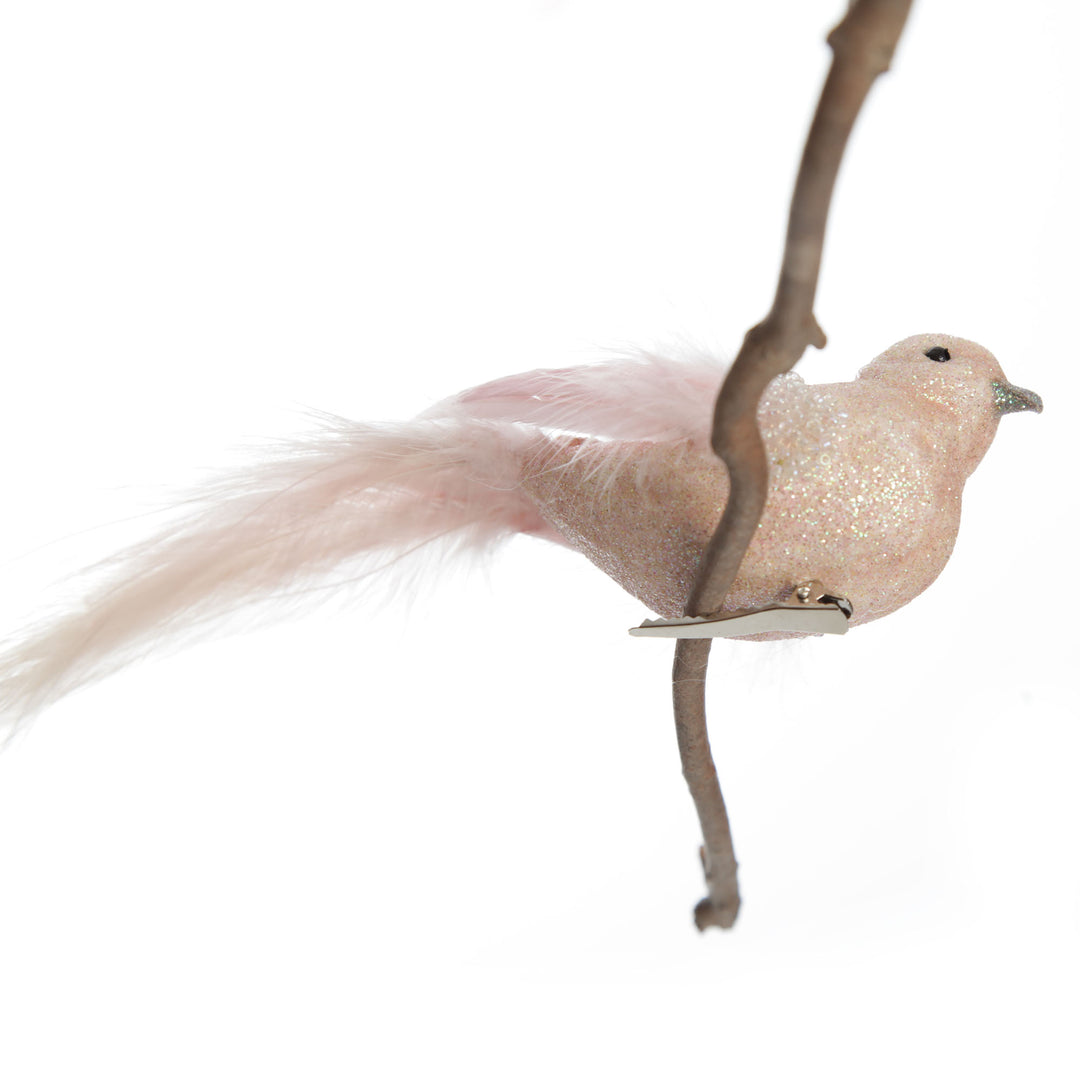 Soft Pink Bird Clip
