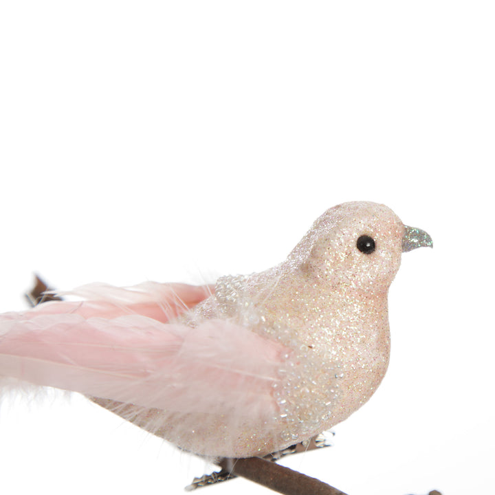 Soft Pink Bird Clip