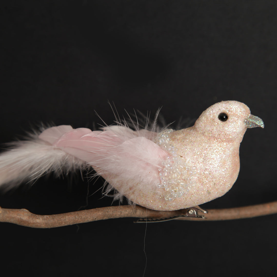 Soft Pink Bird Clip