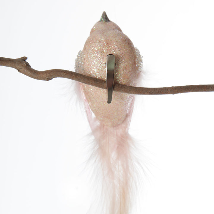 Soft Pink Bird Clip