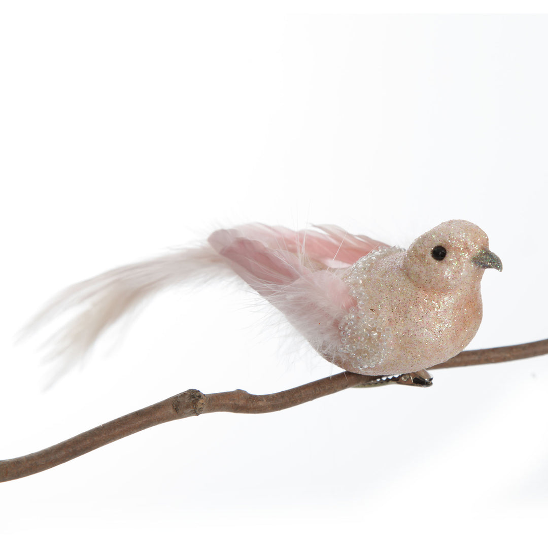 Soft Pink Bird Clip
