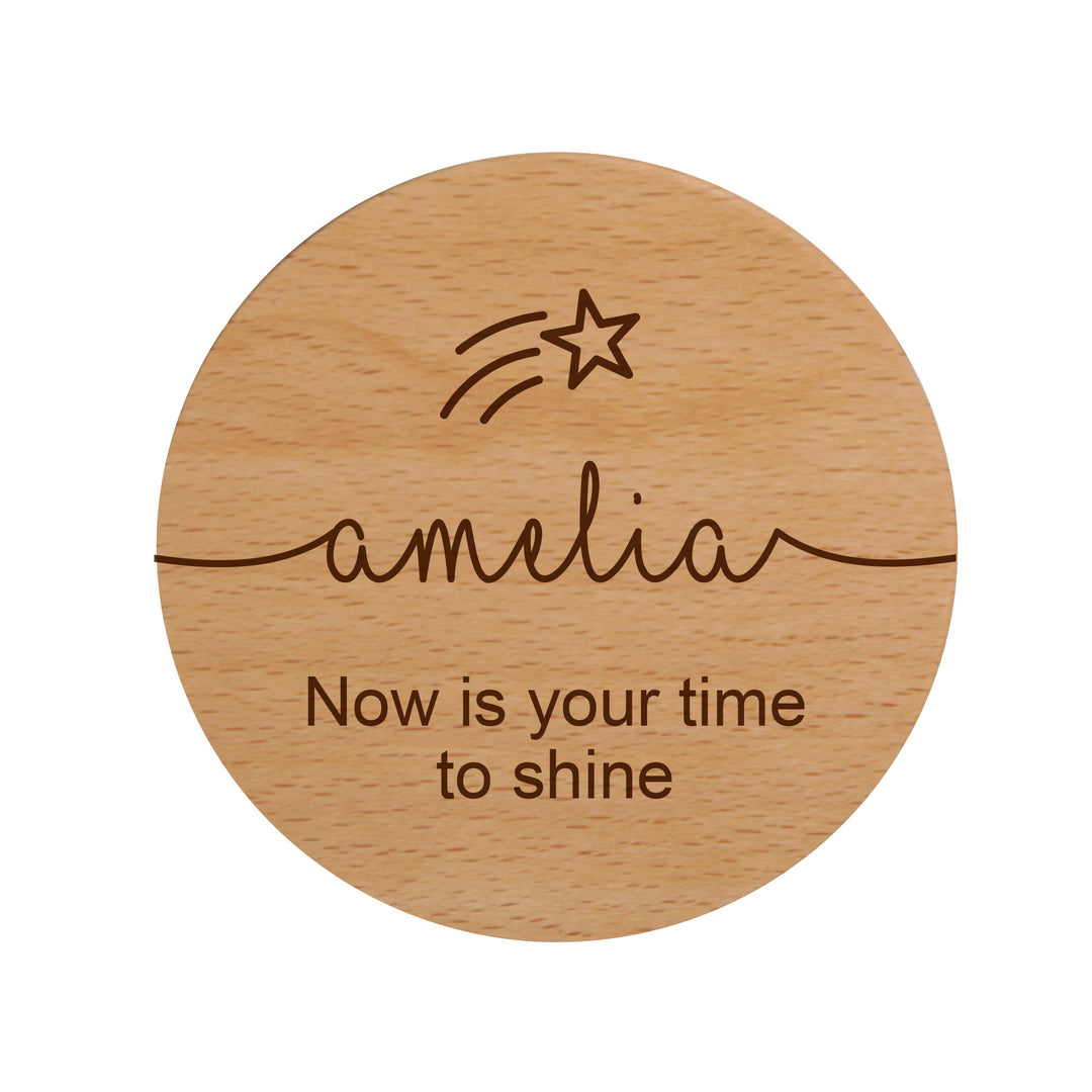Personalised Inspirational Scented Soy Candle - Lid Design 1
