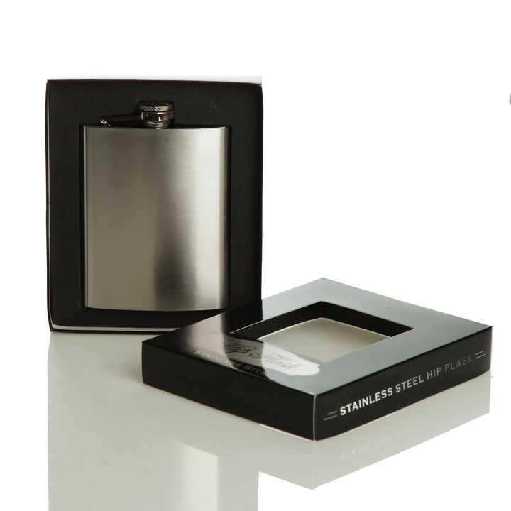 Personalised Initials Stainless Steel Hip Flask