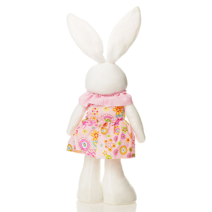  Standing  Bright Plush Bunny Pink