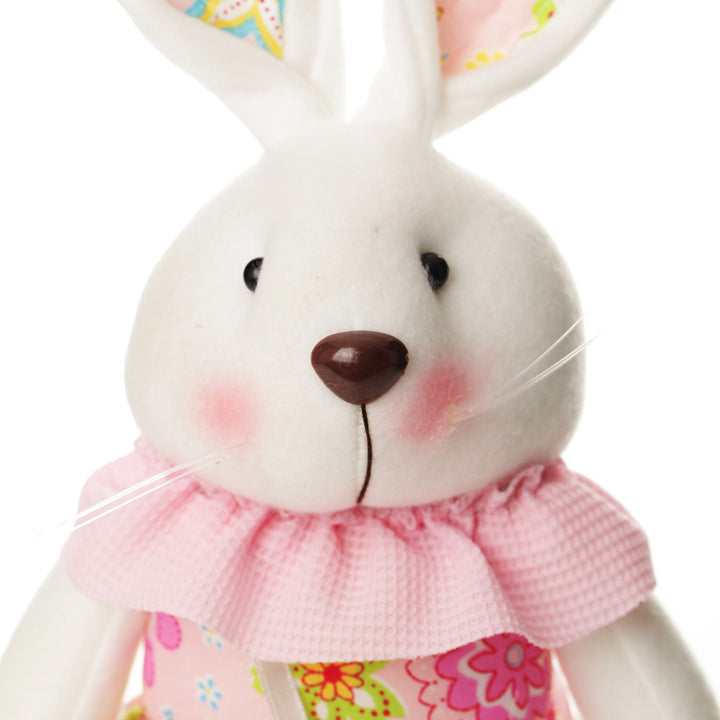  Standing  Bright Plush Bunny Pink