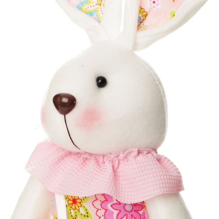  Standing  Bright Plush Bunny Pink