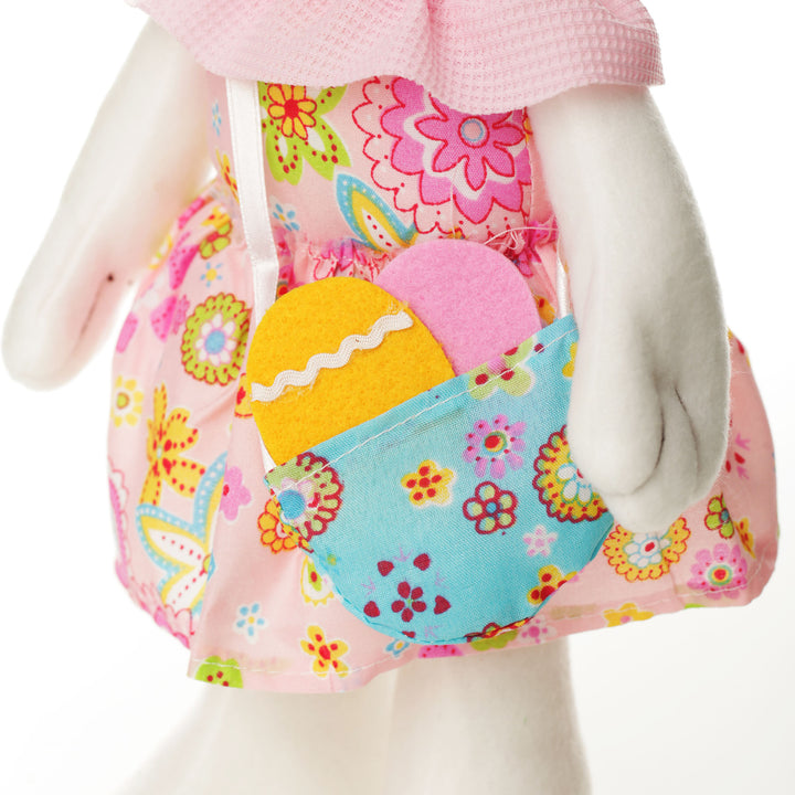  Standing  Bright Plush Bunny Pink