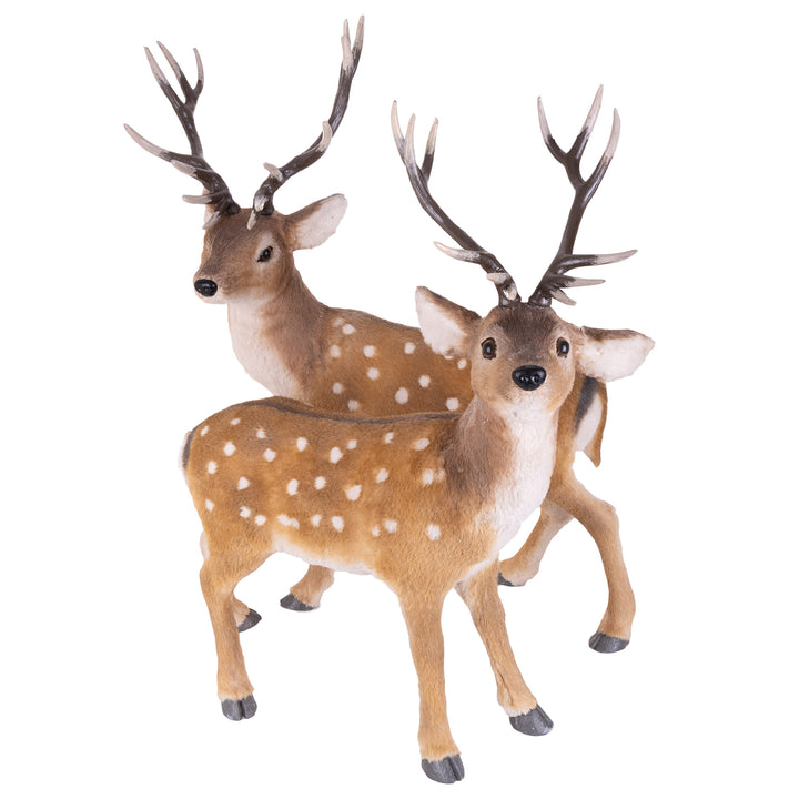 Large Standing Deer Christmas Ornament - 63cm
