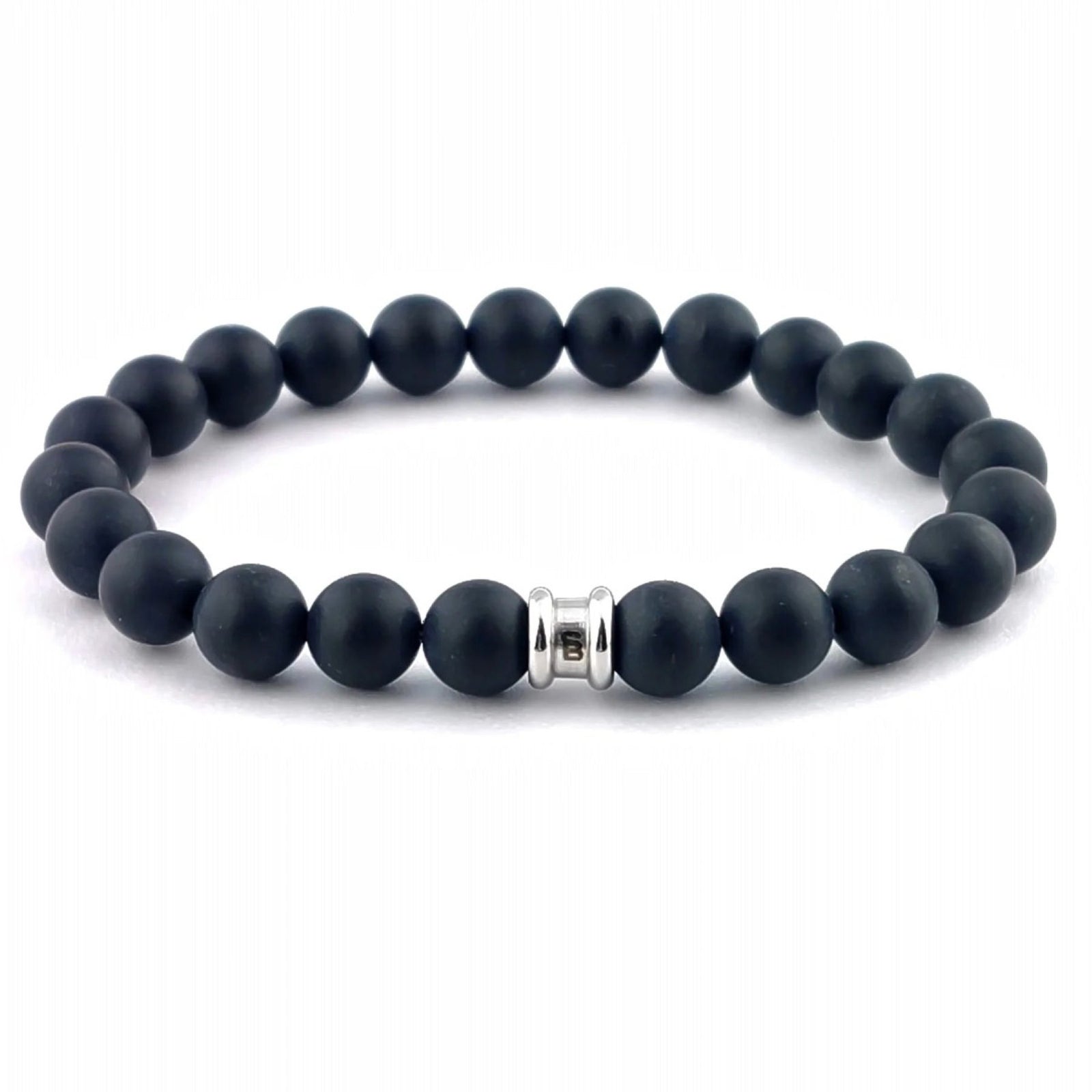 steel-barnett-stones-basic-matte-black-stone-stretch-bead-bracelet-medium