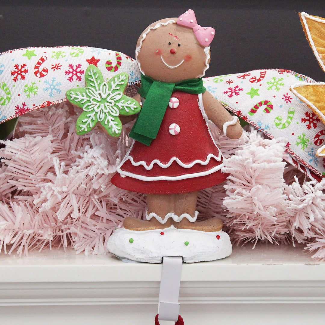 Candy Cane and Snowflake Ribbon - 6.3cm