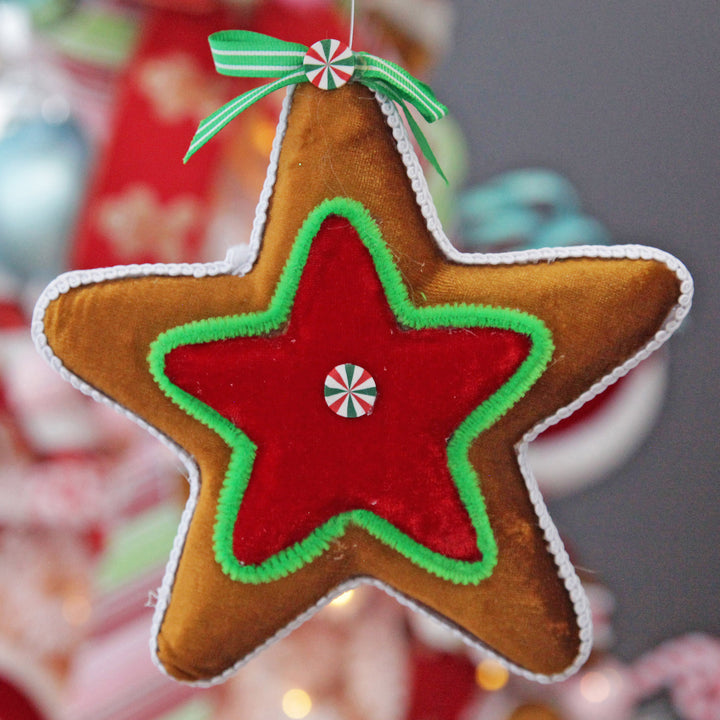 Gingerbread Star Christmas Decoration