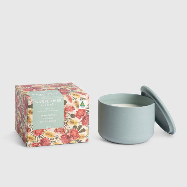 Sweet Grevillea &amp; Honey Waxflower Soy Candle