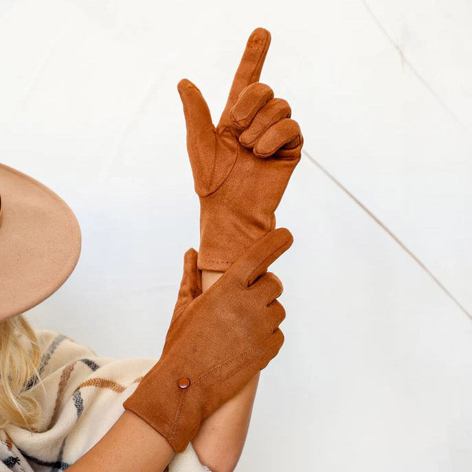 Tan Soft Stretch Gloves