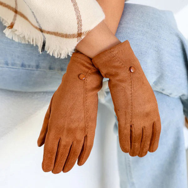 Tan Soft Stretch Gloves